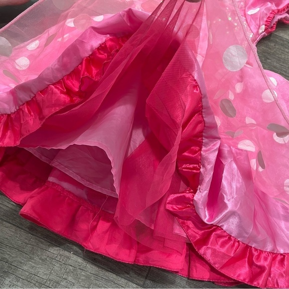 DISNEY STORE MINNIE MOUSE PINK DRESS UP GOWN HALLOWEEN COSTUME Size 7/8. - Picture 4 of 5